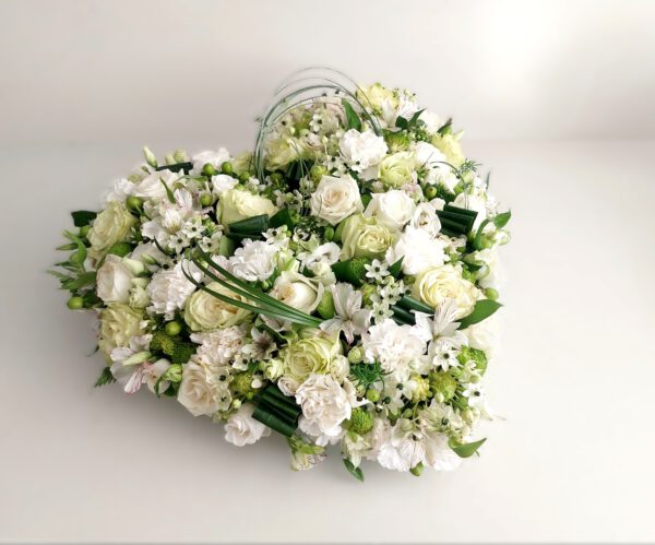 Rouwhart Wit Groen