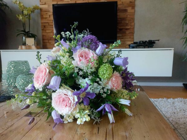 Rouwbiedermeier Lila/Roze - Afbeelding 3
