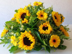 Rouwbiedermeier Zonnebloem